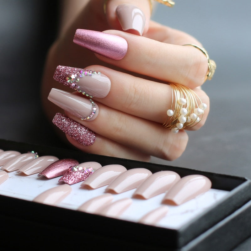 Unhas Postiças Gel Fashion