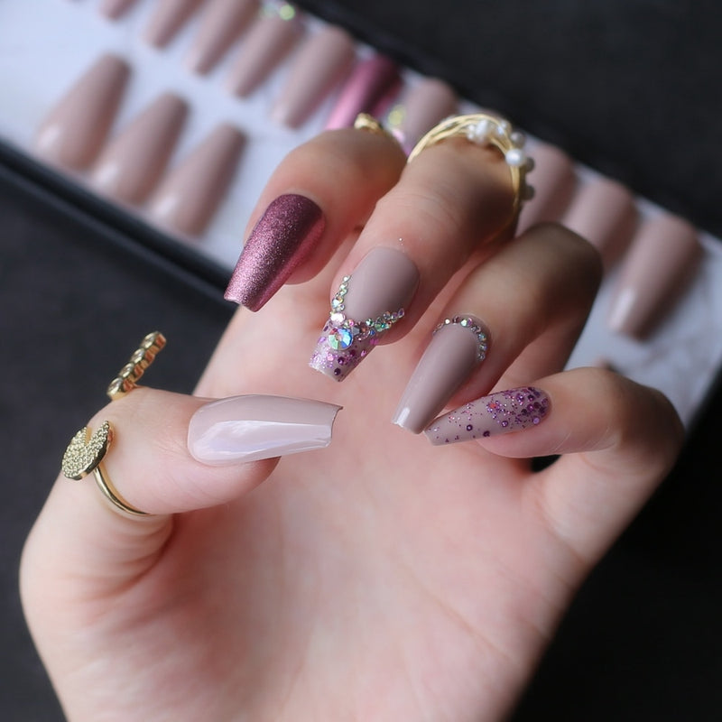 Unhas Postiças Gel Fashion