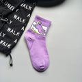 Meias Curtas Estampadas Fofas
