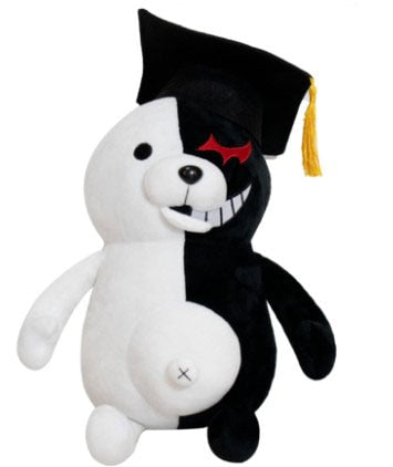 Urso de Pelúcia Preto e Branco
