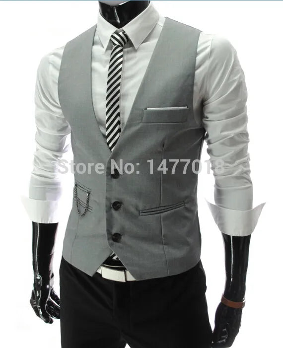 Coletes Masculino Casual Sem Mangas