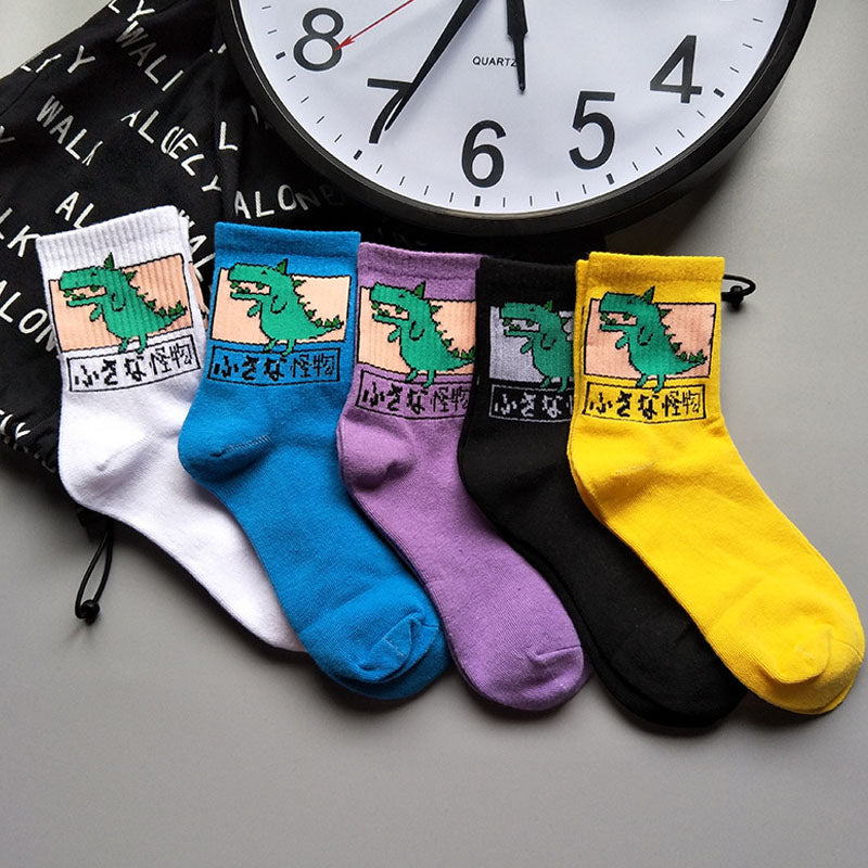 Meias Curtas Estampadas Fofas