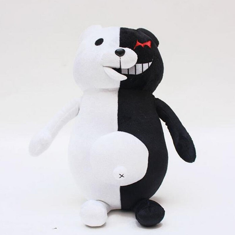 Urso de Pelúcia Preto e Branco