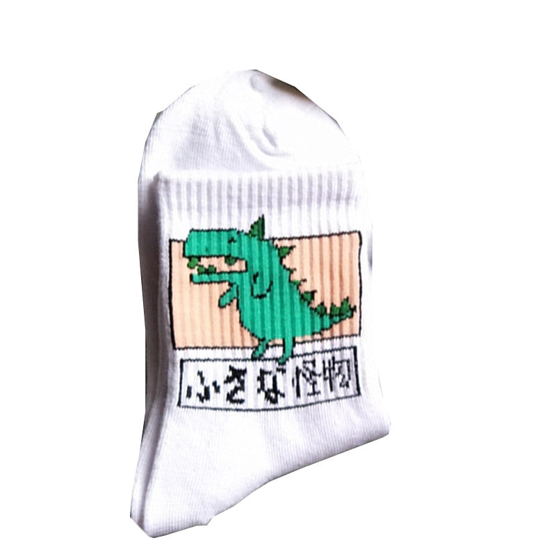 Meias Curtas Estampadas Fofas