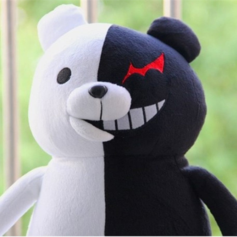 Urso de Pelúcia Preto e Branco