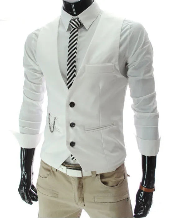 Coletes Masculino Casual Sem Mangas