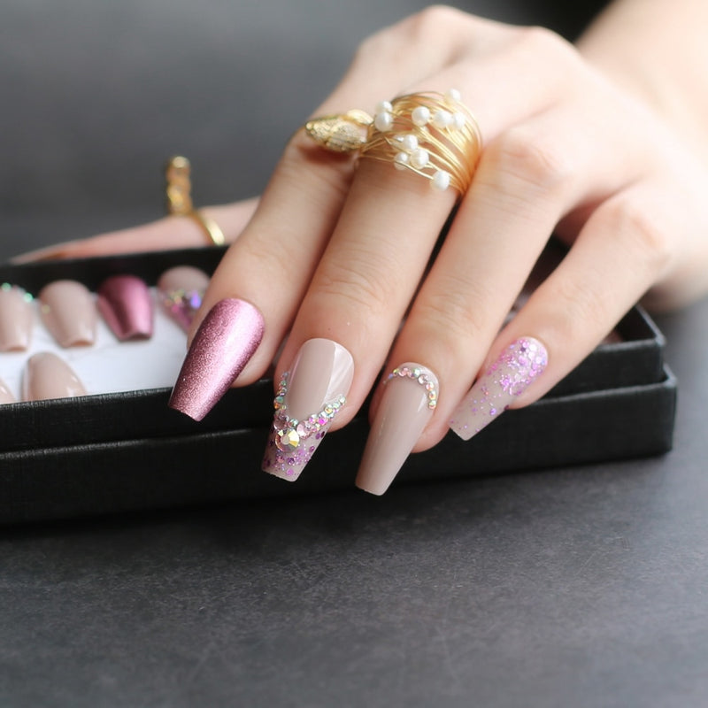 Unhas Postiças Gel Fashion