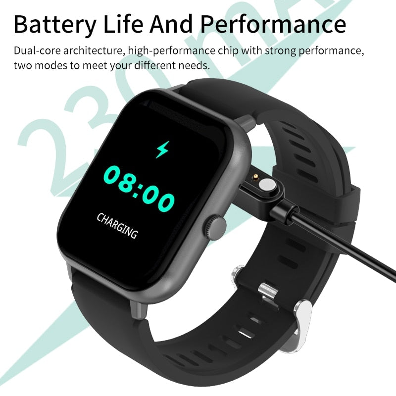 Smartwatch de Tela Sensível ao Toque Completo para Esportes e Fitness
