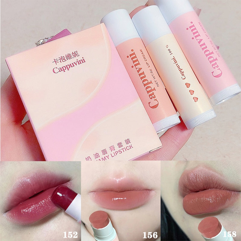Conjunto de 3 Cores de Batom