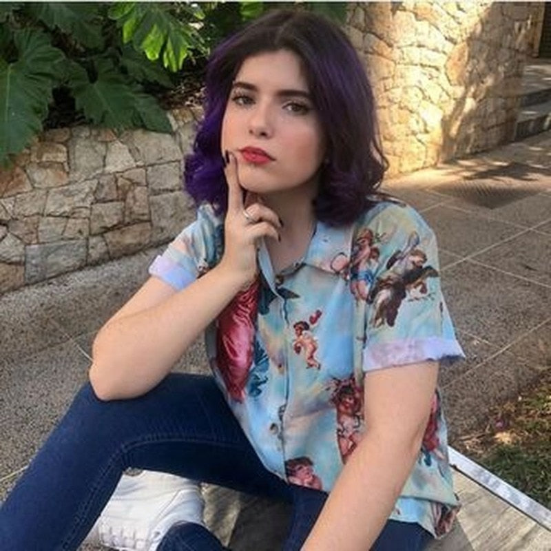 Blusa Feminina para o Verão com Toque Havaiano