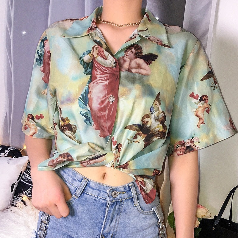 Blusa Feminina para o Verão com Toque Havaiano