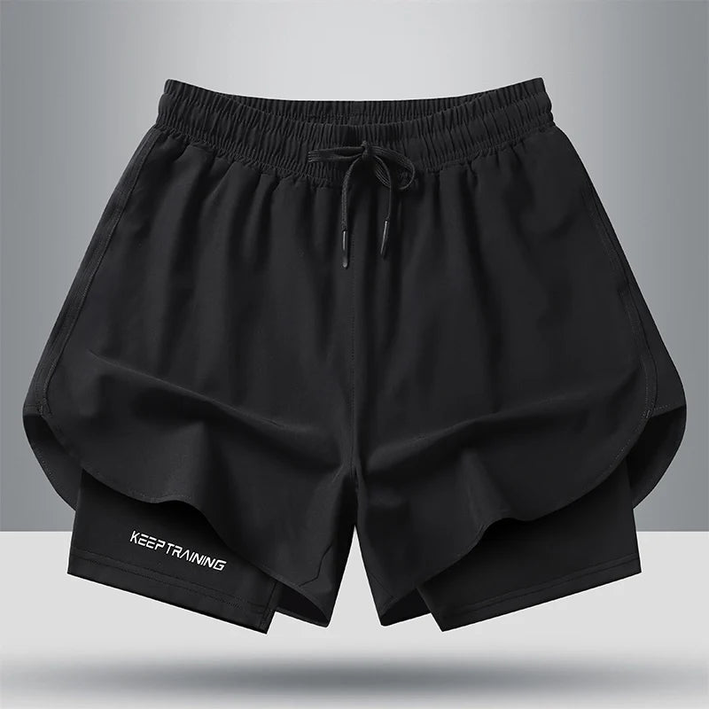 Shorts Masculino 2 em 1 Dupla Camada