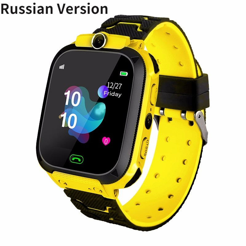 Tendência Infantil Smartwatch com SOS, Localização LBS e Foto para Crianças