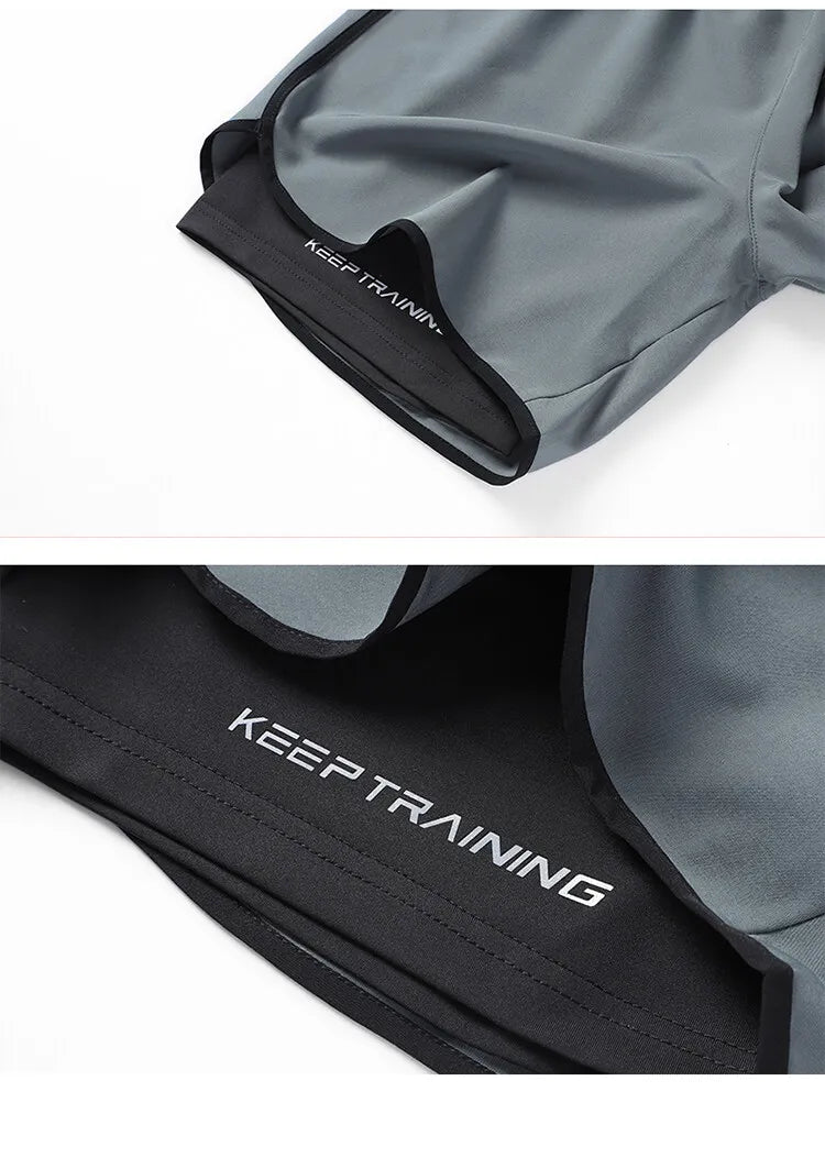 Shorts Masculino 2 em 1 Dupla Camada