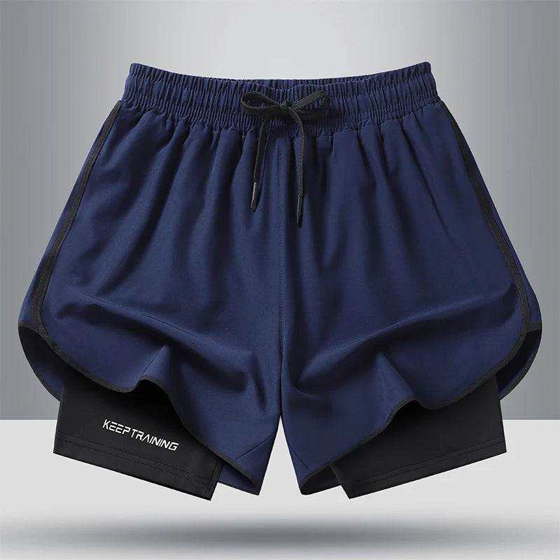 Shorts Masculino 2 em 1 Dupla Camada
