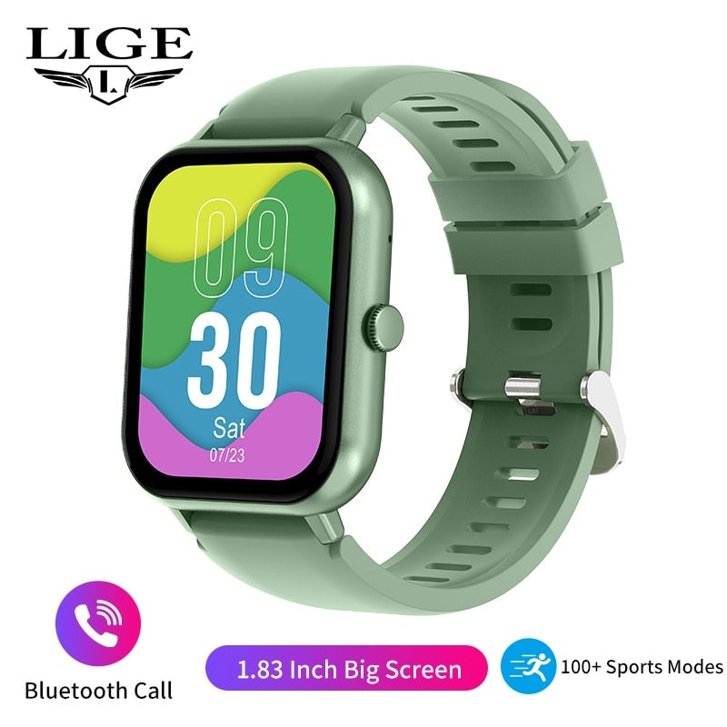 Smartwatch de Tela Sensível ao Toque Completo para Esportes e Fitness