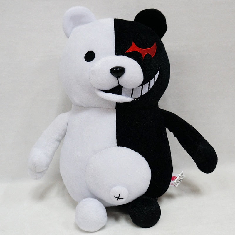 Urso de Pelúcia Preto e Branco